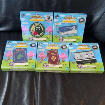 모여봐요 동물의 숲 제일복권 러버 잡화 컬렉션 5종 5개 세트