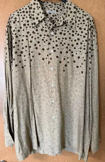 TOKIO KUMAGAI 아카이브 도트 무늬 셔츠 빈티지