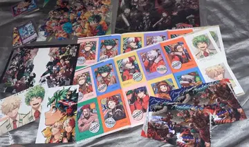 나의 히어로 아카데미아 종합 책받침 브로마이드 엽서 카드 굿즈