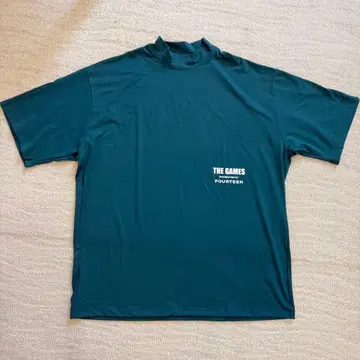 FOURTEEN 모크넥 셔츠 다크 그린