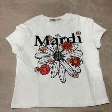 Mardi 플라워 프린트 T셔츠