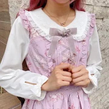 LIZ LISA 헤어 살롱 패턴 원피스