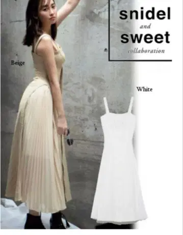 스나이델 원피스 페티코트 포함