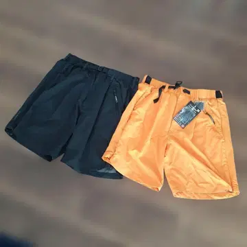 WORKMAN 오렌지 블랙 숏팬츠 2세트