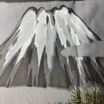 미사용 보관품 남자 어깨 안감 화려한 패턴 나일론 100% 겉옷 리메이크