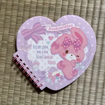 산리오 헤이세이 레트로 퐁퐁리본 반지 메모장