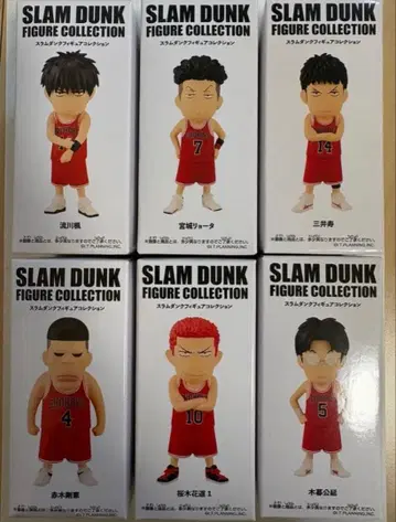 SLAM DUNK 피규어 컬렉션 6체 세트