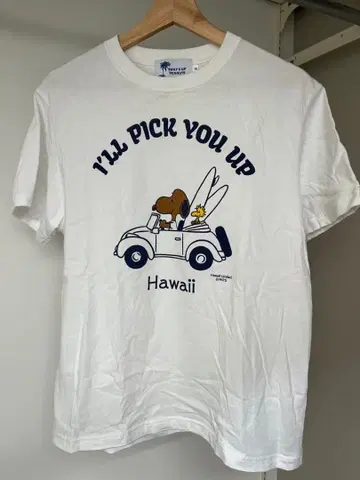 하와이 한정판 일광화상 스누피 티셔츠