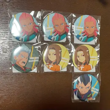 이나즈마 일레븐 GO 제비뽑기당 캔뱃지 7세트