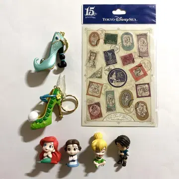 디즈니 가챠가챠 기다림 아리엘 벨 힐 키링