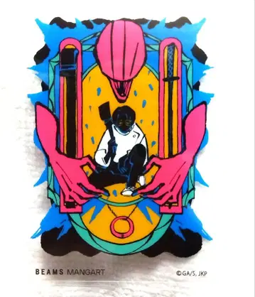 주술회전 BEAMS MANGART / HER 콜라보 스티커 옷코츠 유타
