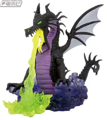 디즈니 빌런즈 초절정 조형 말레피센트 드래곤 가챠가챠