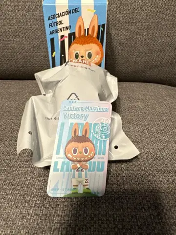 [내부 가방 미개봉] LABUBU 아르헨티나 대표 라우타로 피규어 절판