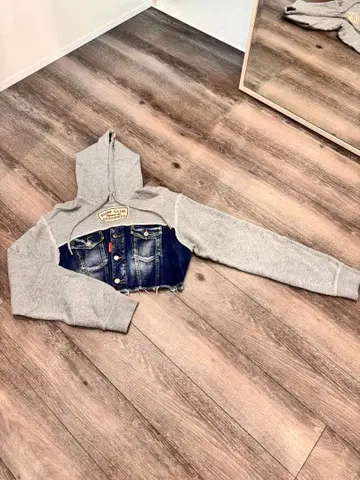 DSQUARED2 후디 데님 자켓 M