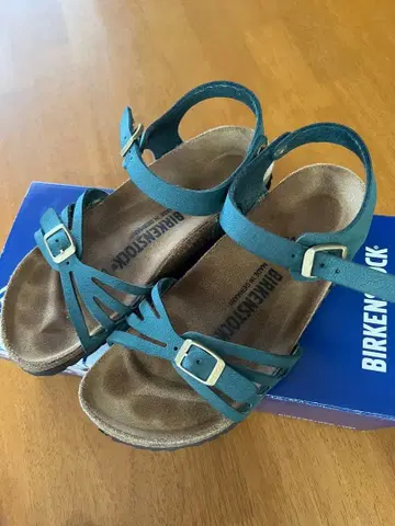 BIRKENSTOCK 청록색 샌들