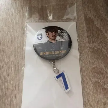 감바 오사카 위닝 감바 연결 키링 캔뱃지 7 우사미