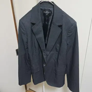 INDIVI 인디비 테일러드 블랙 비즈니스 자켓 사이즈 44