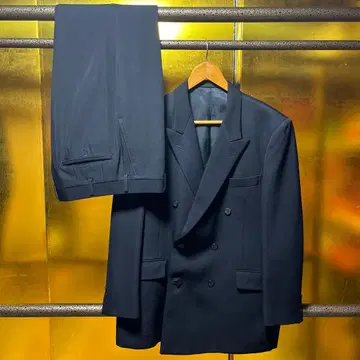 남성용 수트 블랙 더블 비즈니스 포멀 관혼상제 예복 AB4