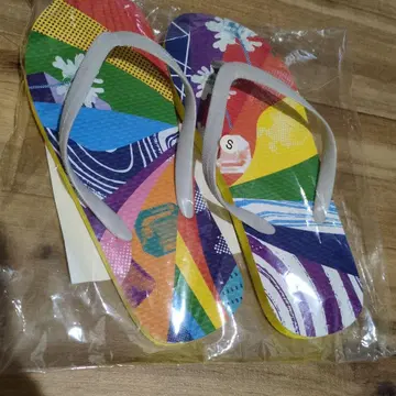 back number 레인보우 컬러 샌들