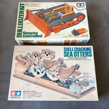 타미야 불도저 카치카치 랏코 작업 기본 세트 2점