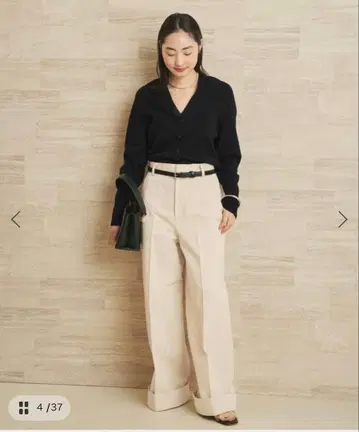 Plage 플라주 organic cotton chino 팬츠 38