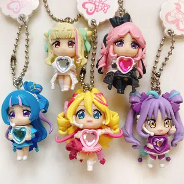 너와 아이돌 프리큐어 마스코트 세트 (스윙 피규어 키링)