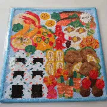 [ 완판 미개봉 ] 페이러 손수건 와쿠와쿠 도시락 페일 블루