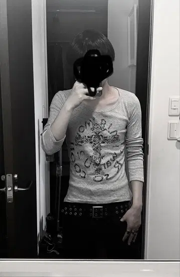 archive 00s 시크 스타일 y2k 그런지 십자가 갸루 남자 티셔츠