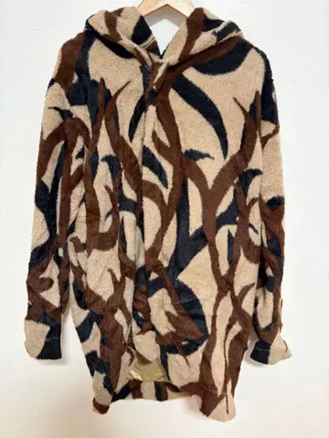 후드 부착 플리스 자켓