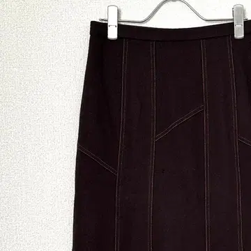 KANSAI BIS 롱 스커트 머메이드 모 100% 심플 안감 부착