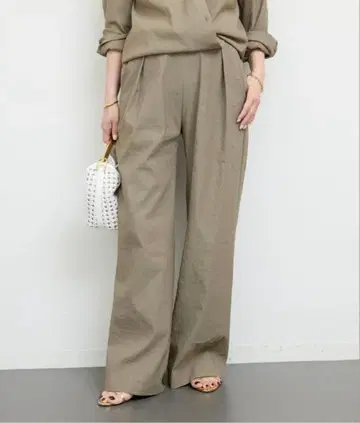 [ Deuxieme Classe ] STRETCH 턱 팬츠 36