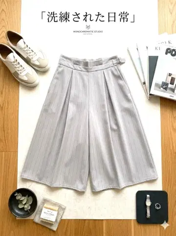 ketty 그레이 와이드 팬츠