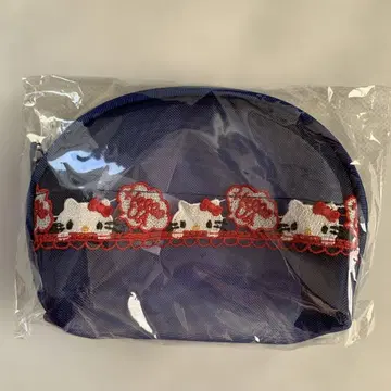 치카자와 레이스 x 유나이티드 애로우즈 별주 x 헬로키티 파우치 네이비