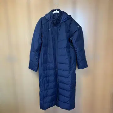 Mizuno 네이비 롱 다운 자켓