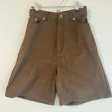 아틀리에 드 사봉 앙비테크스 브라운 숏팬츠 하프 팬츠