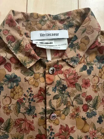 veritecoeur 베리떼꾸르 꽃무늬 셔츠 자켓 vc1884