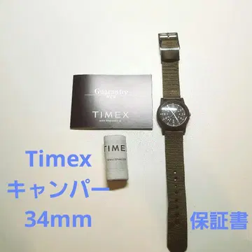 TIMEX 캠퍼 올리브 34mm