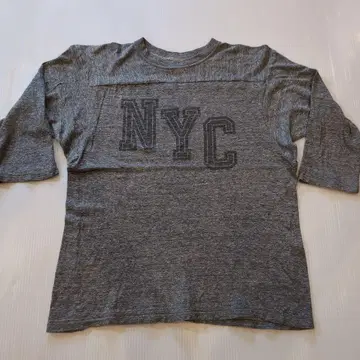 Champion 풋볼 티 일본 기획 그레이 M 잉크 프린트