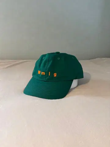 그린 Mmig 자수 야구 모자