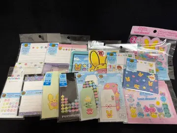 뿌요뿌요 레터 세트, 복주머니, 지퍼백 등 14점 모음