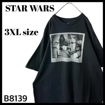 [인기 디자인] 스타 워즈 포커 페이스 티셔츠 빅 사이즈 3XL