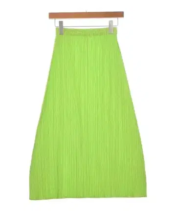 플리츠 플리즈 미디 스커트 여성용