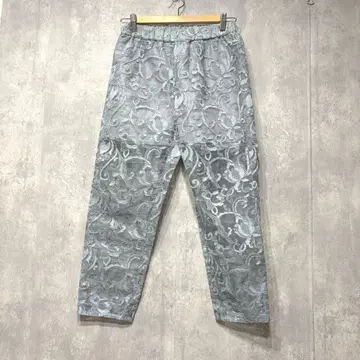 GRACE CONTINENTAL 전체 레이스 팬츠 그레이 화려한 봄/여름