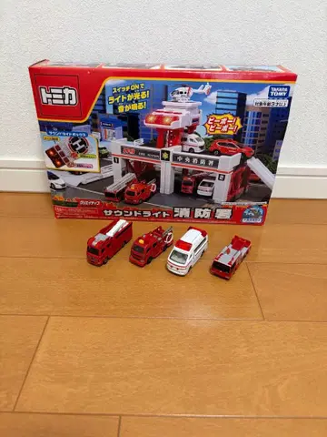 [ 덤 포함 ] 토미카 사운드 라이트 소방서
