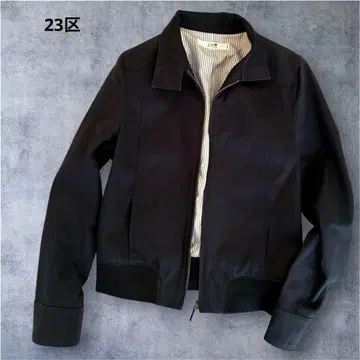 23구 라이트 블루종 자켓 블랙 38 M 라이트 아우터