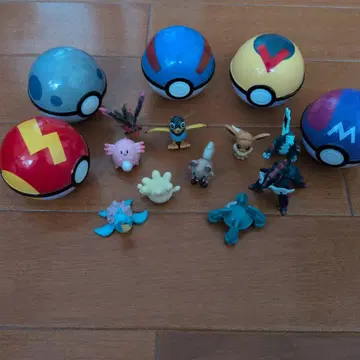 포켓몬 피규어 세트 몬스터볼 포함