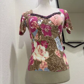 Bluemarine 비쥬 플라워 T셔츠