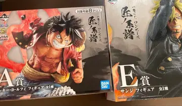 제일복권 원피스 장인의 계보 A상 루피 E상 상디 피규어 세트