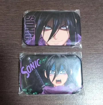 [흠집 있음] 원펀맨 소닉 마루카쿠 캔 배지 2개 세트