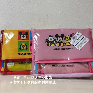 미키&프렌즈 마츠모토 세이지 신작 클리어 보관 케이스 2개 세트